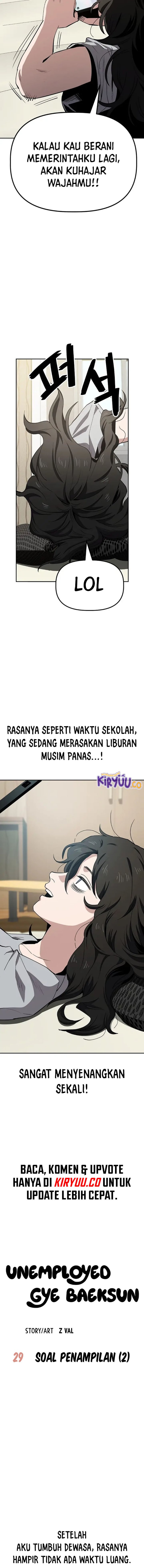 Unemployed Gye Baek Soon Chapter 29 Bahasa Indonesia