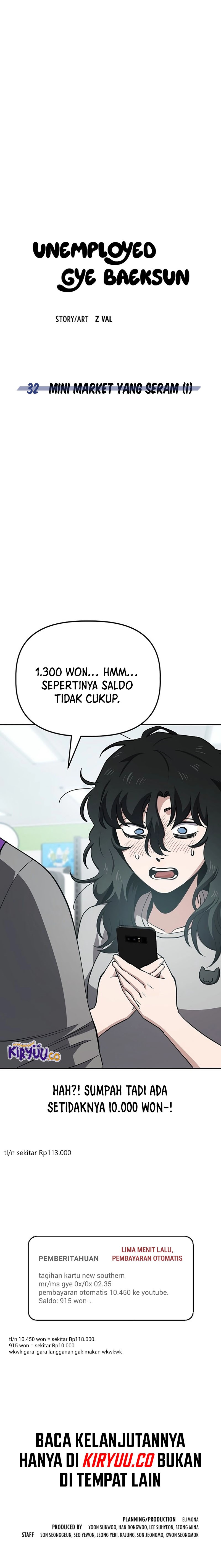 Unemployed Gye Baek Soon chapter 32