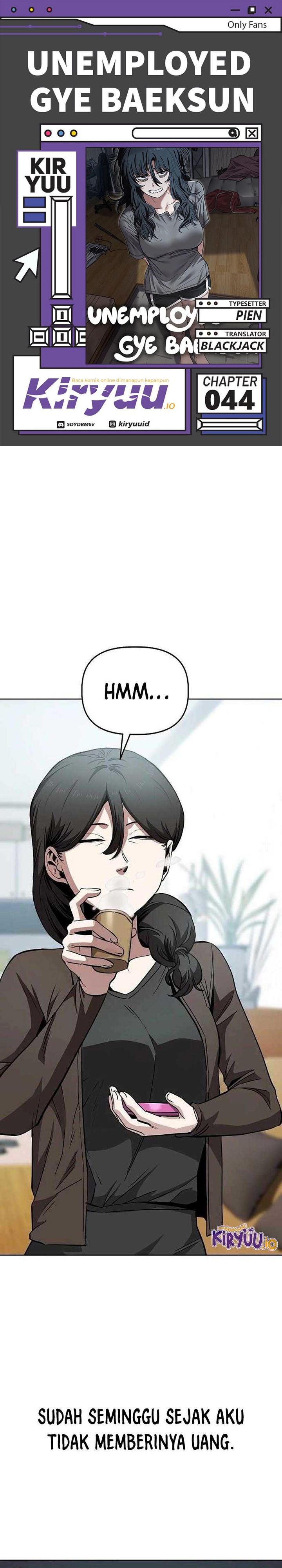 Unemployed Gye Baek Soon chapter 44