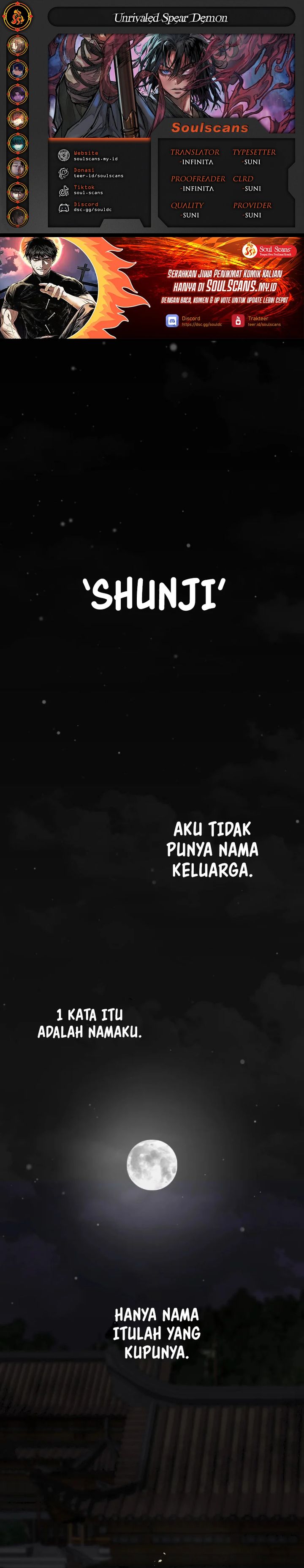 Unrivaled Spear Demon chapter 1