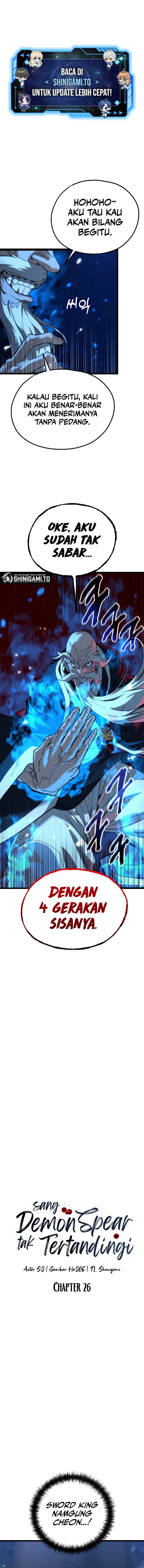 Unrivaled Spear Demon Chapter 26 Bahasa Indonesia