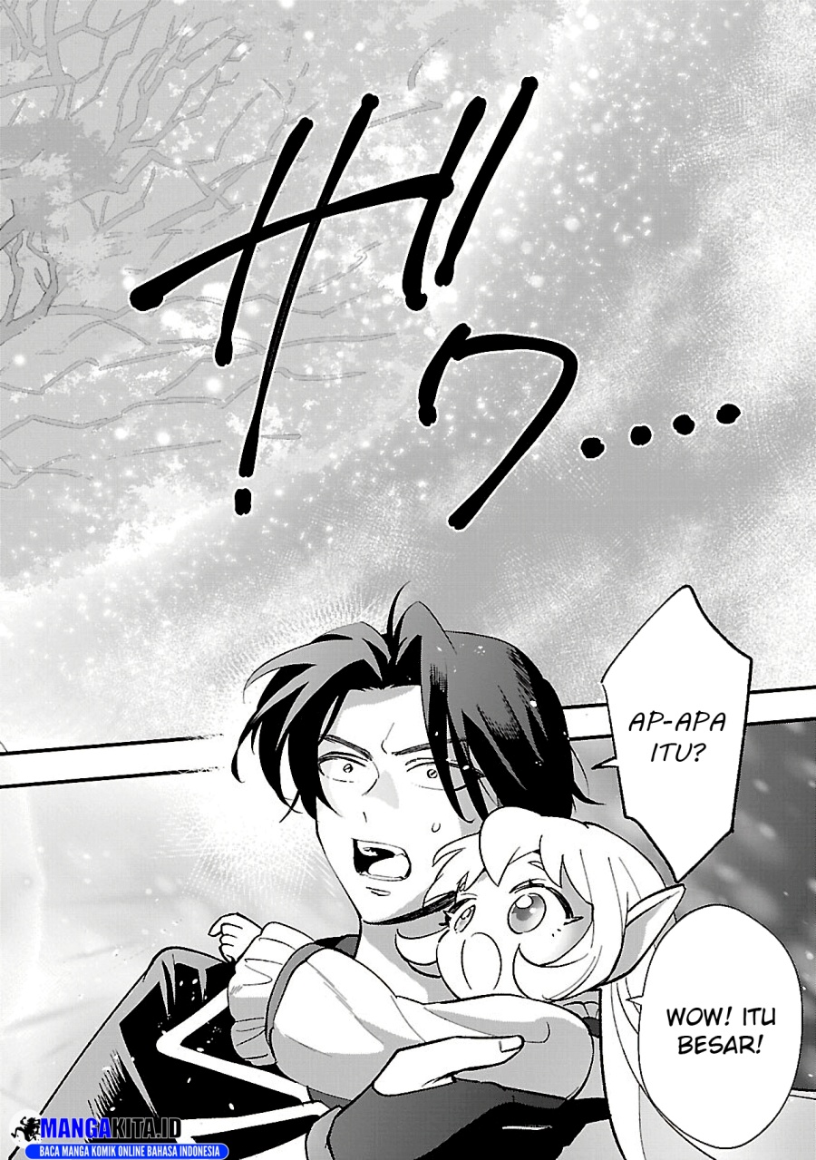 Urenokori no Dorei Elf wo Hirotta no de, Musume ni suru Koto ni shita Chapter 14.1 Bahasa Indonesia