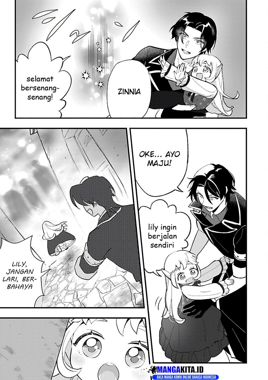 Urenokori no Dorei Elf wo Hirotta no de, Musume ni suru Koto ni shita Chapter 14.1 Bahasa Indonesia