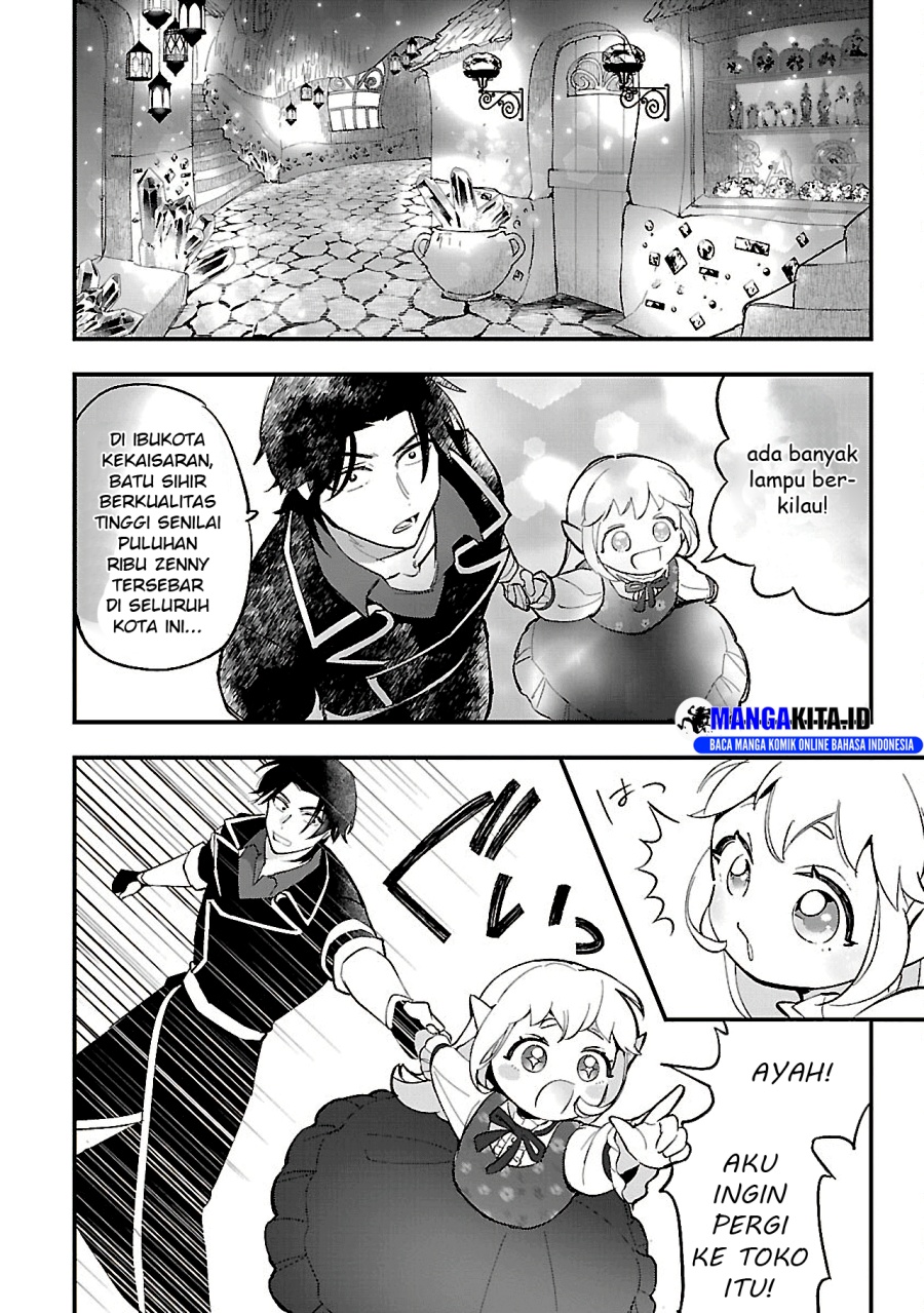 Urenokori no Dorei Elf wo Hirotta no de, Musume ni suru Koto ni shita Chapter 14.1 Bahasa Indonesia