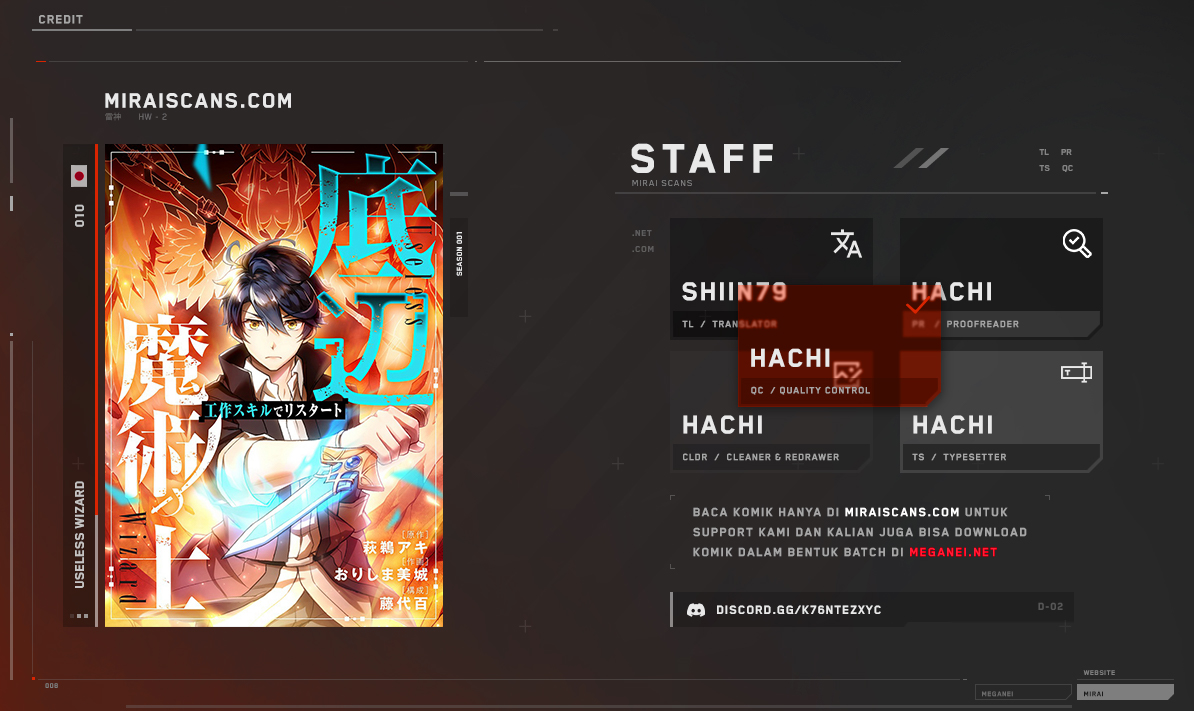 Useless Wizard Chapter 10 Bahasa Indonesia