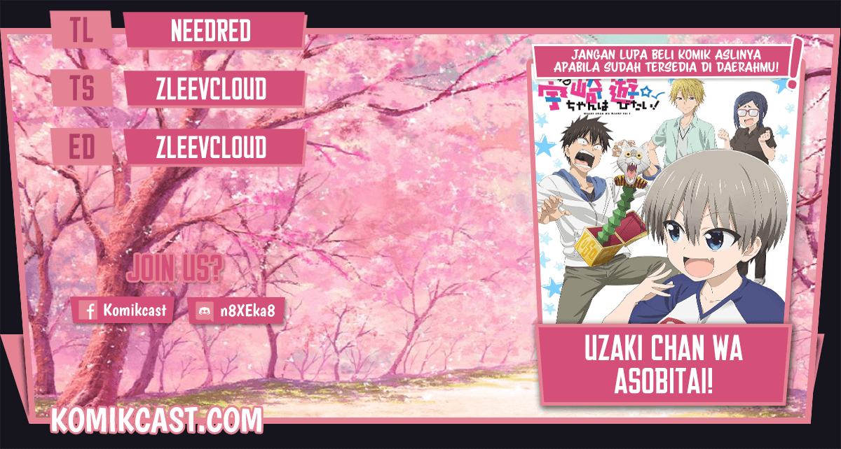 Uzaki-chan wa Asobitai! Chapter 55 Bahasa Indonesia