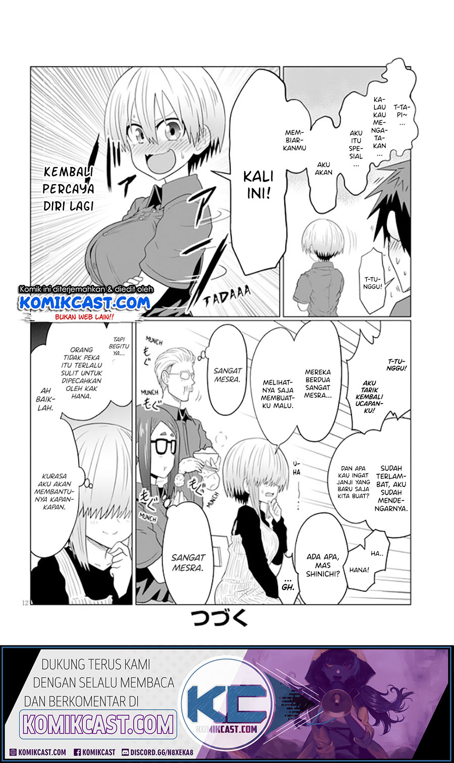 Uzaki-chan wa Asobitai! Chapter 55 Bahasa Indonesia
