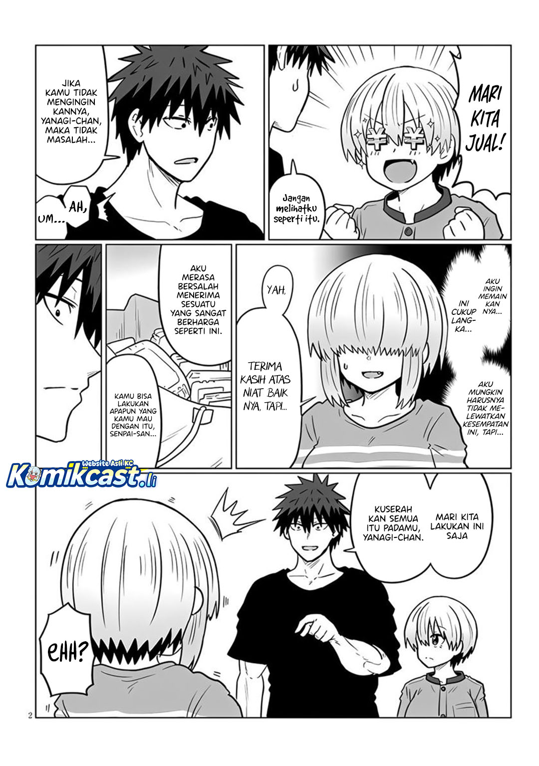Uzaki-chan wa Asobitai! Chapter 126 Bahasa Indonesia