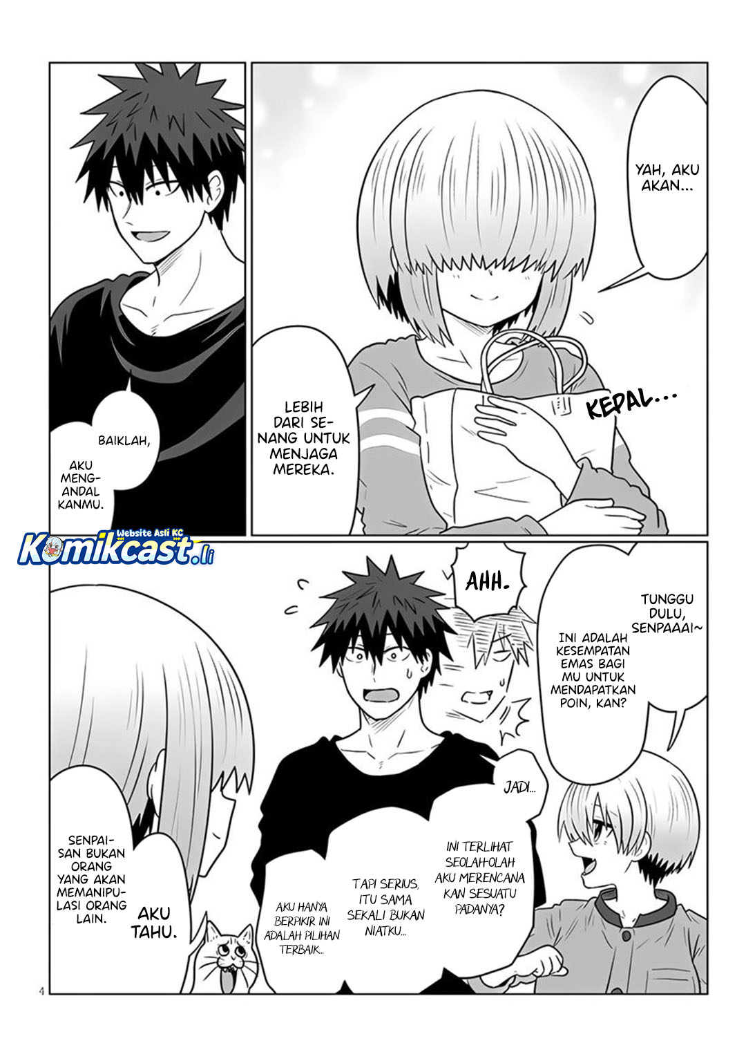 Uzaki-chan wa Asobitai! Chapter 126 Bahasa Indonesia