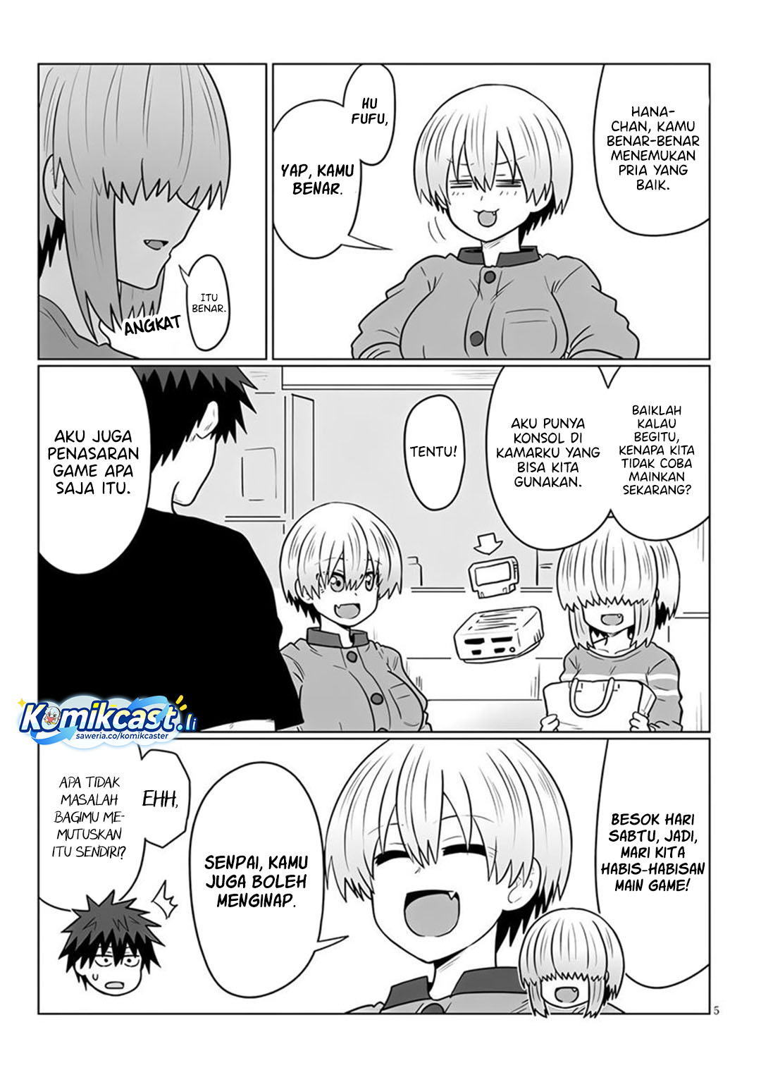 Uzaki-chan wa Asobitai! Chapter 126 Bahasa Indonesia