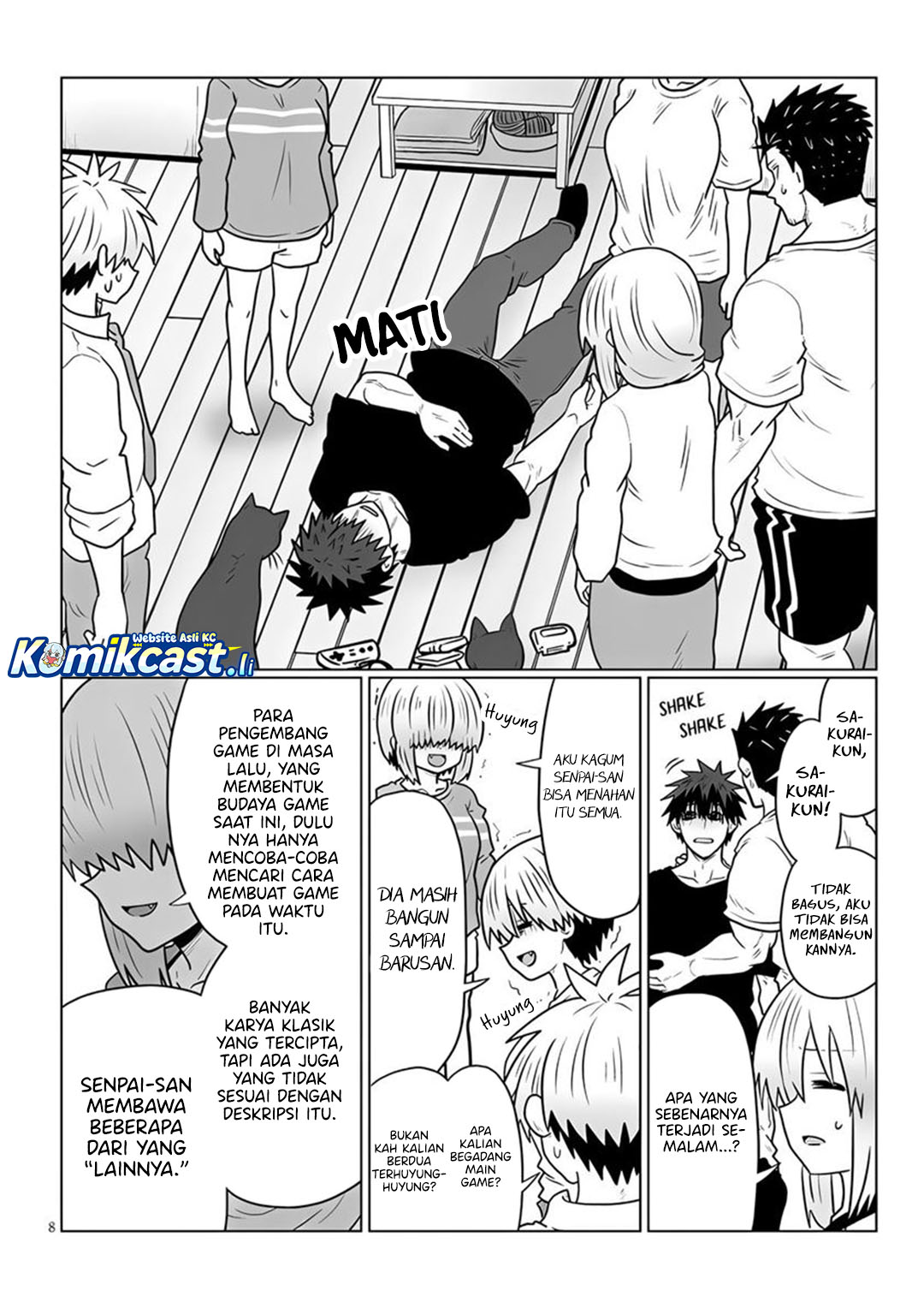 Uzaki-chan wa Asobitai! Chapter 126 Bahasa Indonesia