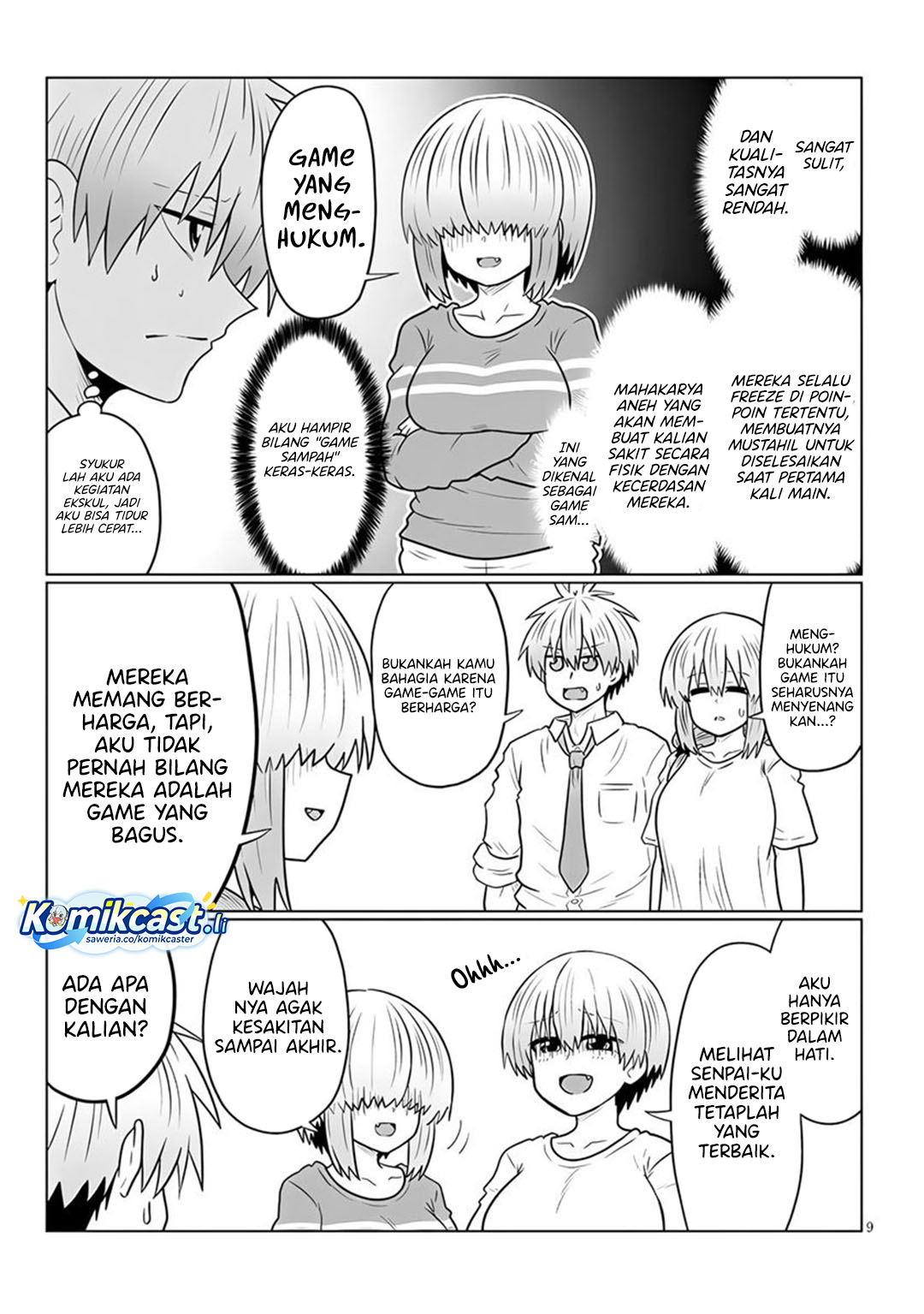 Uzaki-chan wa Asobitai! Chapter 126 Bahasa Indonesia