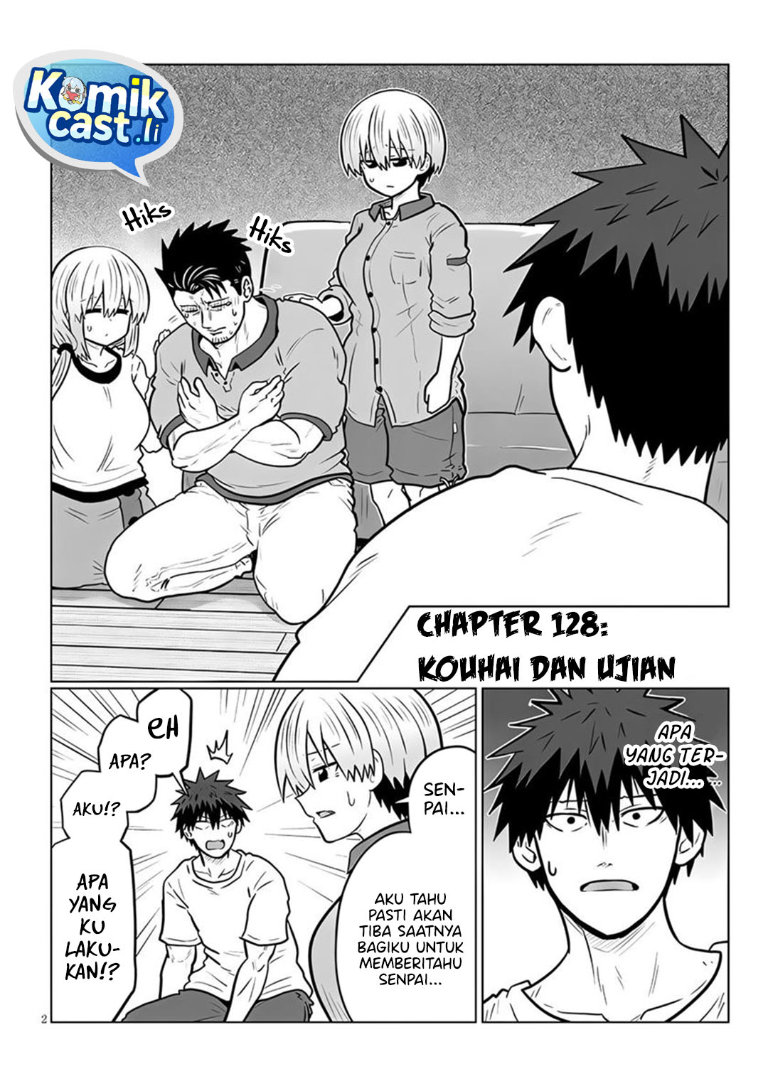 Uzaki-chan wa Asobitai! Chapter 128 Bahasa Indonesia