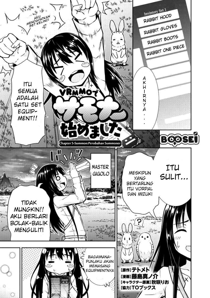 VRMMO Summoner Hajimemashita Chapter 05 Bahasa Indonesia