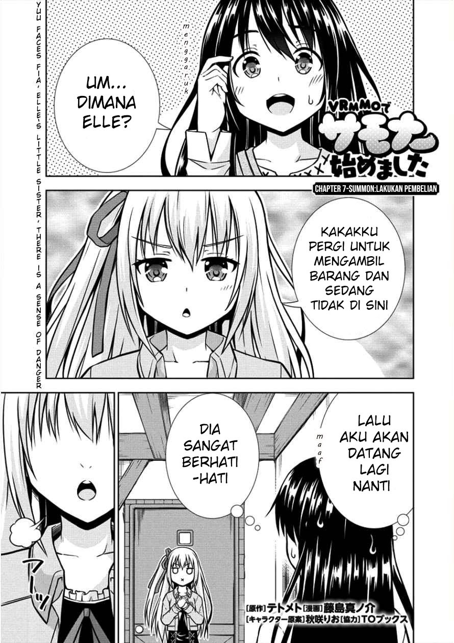 VRMMO Summoner Hajimemashita Chapter 07 Bahasa Indonesia