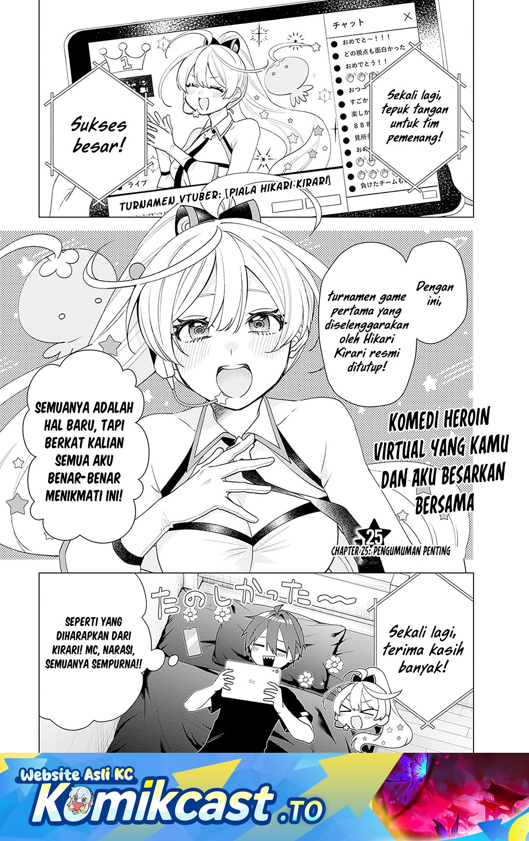 VTuber wa Mama Naranai! Chapter 25 Bahasa Indonesia