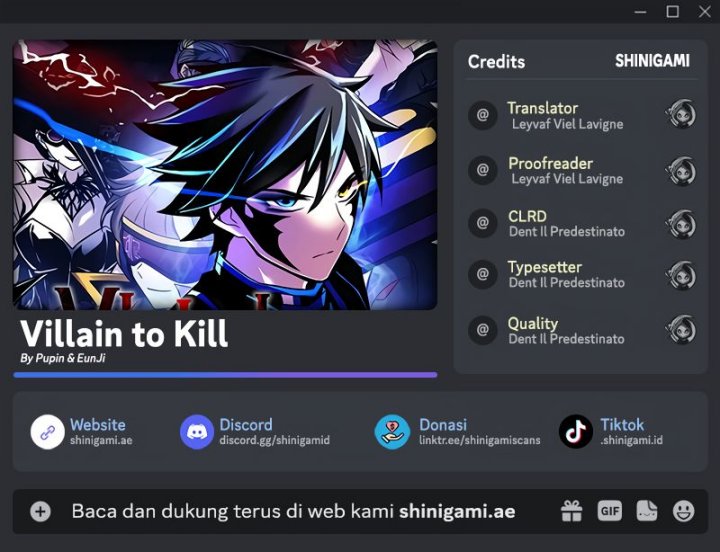 Dilarang COPAS - situs resmi www.mangacanblog.com - Komik villain to kill 164 - chapter 164 165 Indonesia villain to kill 164 - chapter 164 Terbaru 0|Baca Manga Komik Indonesia|Mangacan