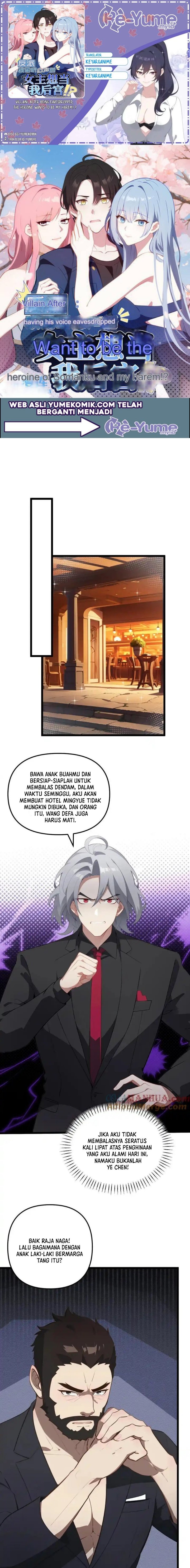 Villain: After Being Eavesdropped, The Heroine Wants To Be My Harem!? chapter 40