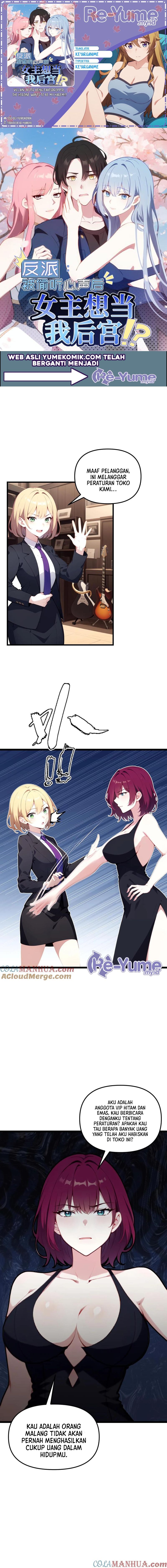 Villain: After Being Eavesdropped, The Heroine Wants To Be My Harem!? Chapter 86 Bahasa Indonesia