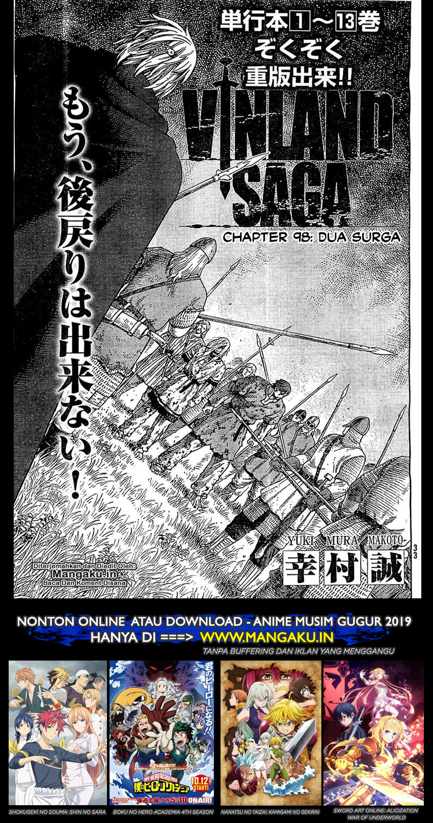 Vinland Saga Chapter 98 Bahasa Indonesia