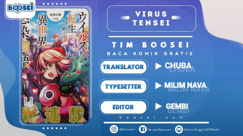Virus Tensei kara Isekai Kansen Monogatari Chapter 05.2 Bahasa Indonesia
