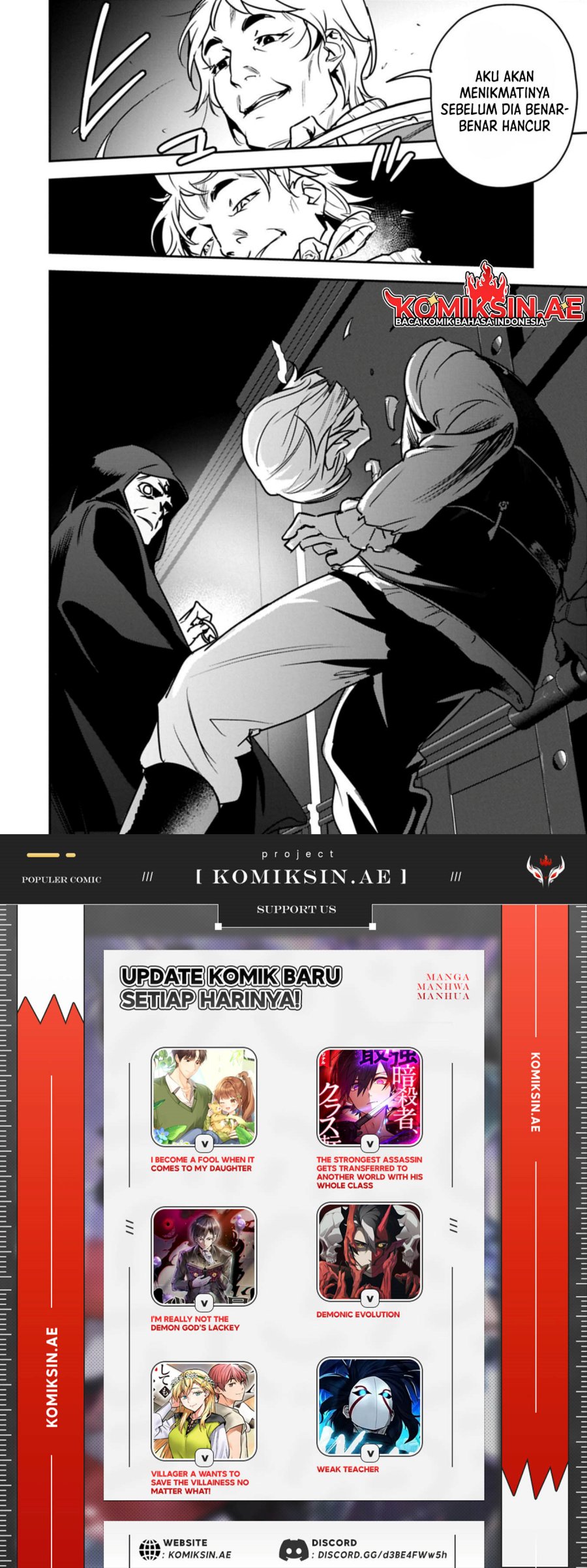 Villager A Wants to Save the Villainess no Matter What! Chapter 39.1 Bahasa Indonesia