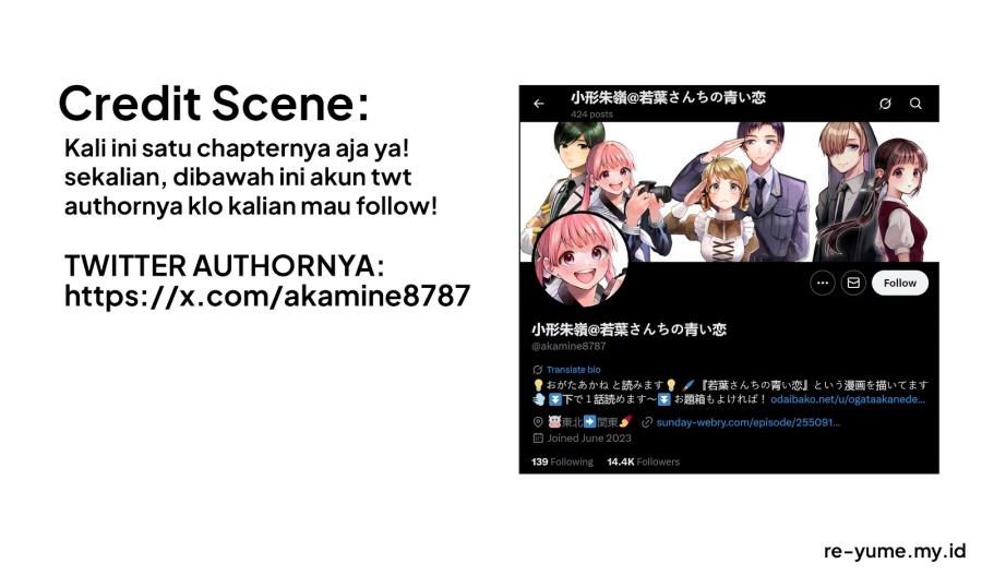 Wakaba-sanchi no Aoi Koi Chapter 11 Bahasa Indonesia