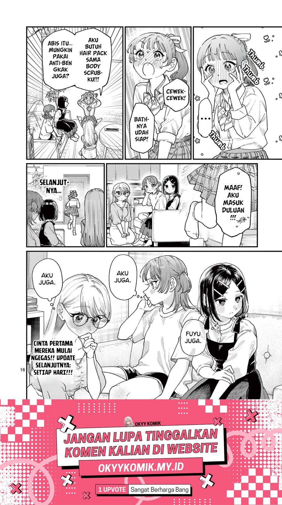 Wakaba-sanchi no Aoi Koi Chapter 16 Bahasa Indonesia