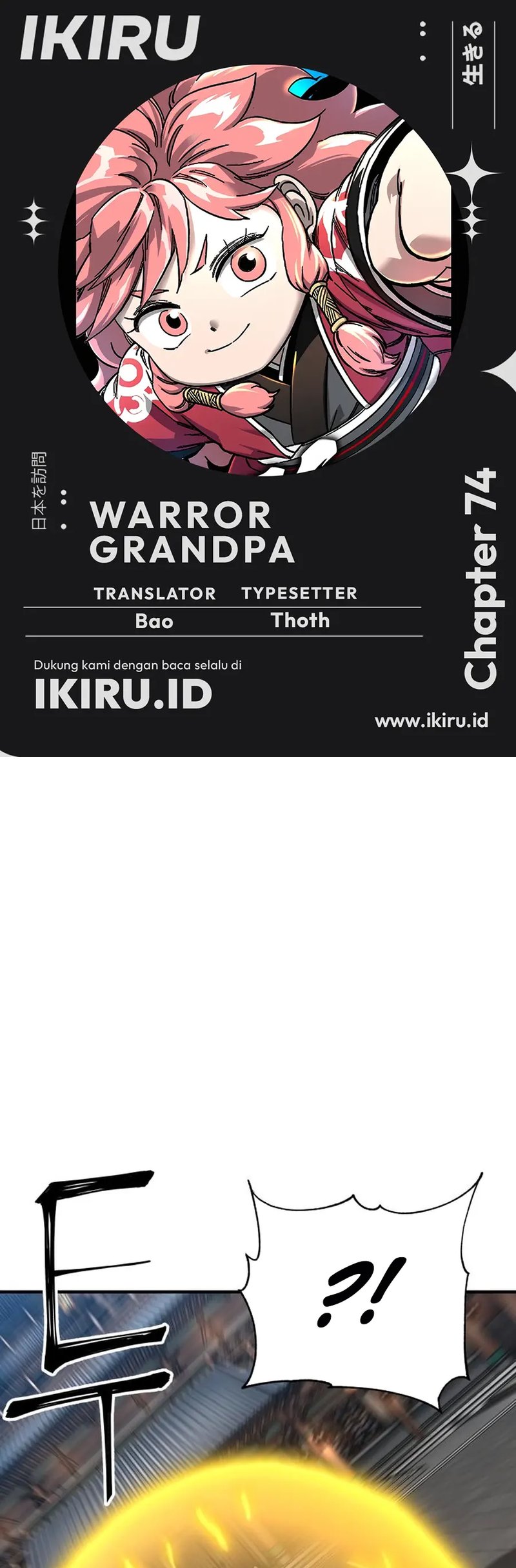 Warrior Grandpa and Supreme Granddaughter Chapter 74 Bahasa Indonesia