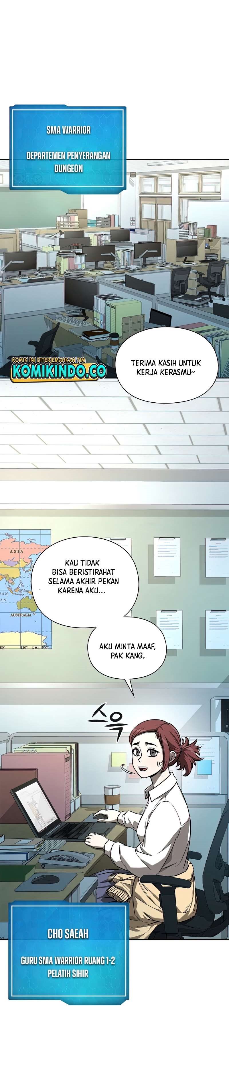 Warrior High School – Dungeon Raid Department Chapter 22 Bahasa Indonesia