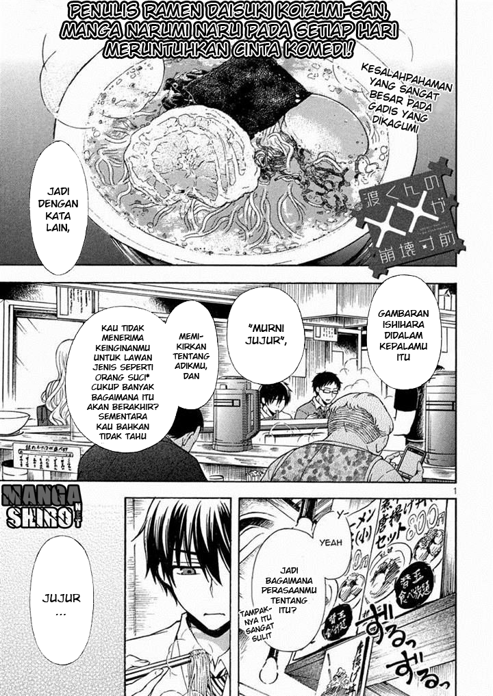 Watari-kun no xx ga Houkai Sunzen Chapter 09