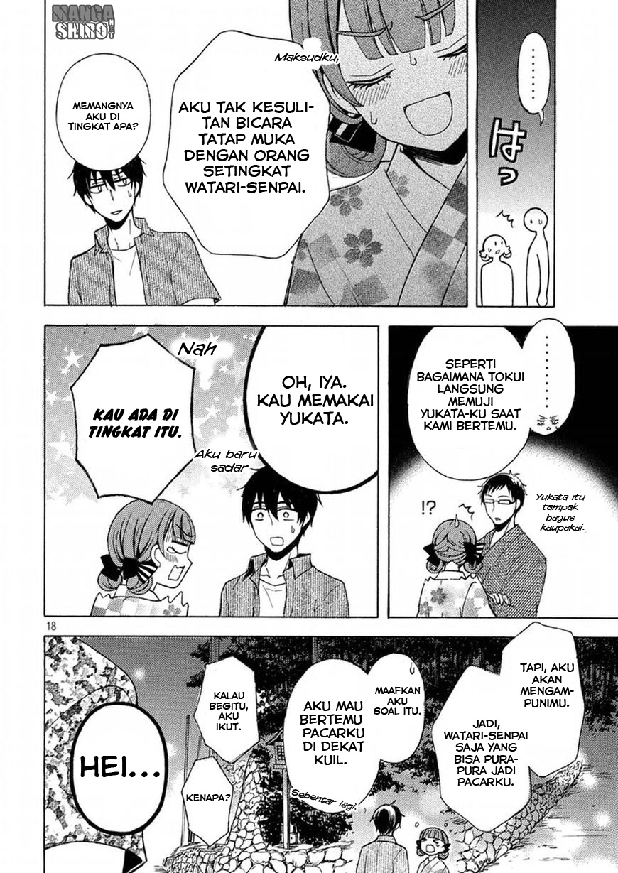 Watari-kun no xx ga Houkai Sunzen Chapter 27 Bahasa Indonesia