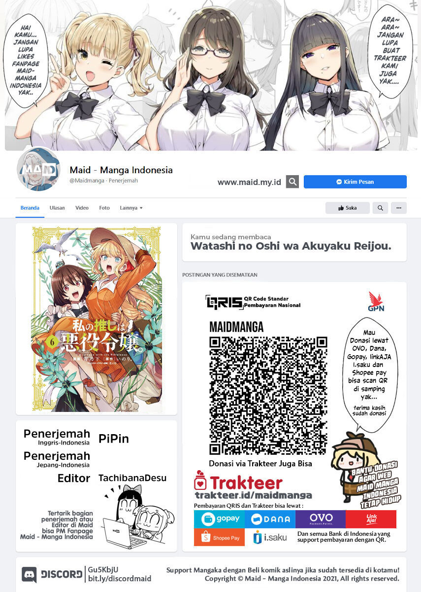 Dilarang COPAS - situs resmi www.mangacanblog.com - Komik watashi no oshi wa akuyaku reijou 043 - chapter 43 44 Indonesia watashi no oshi wa akuyaku reijou 043 - chapter 43 Terbaru 1|Baca Manga Komik Indonesia|Mangacan