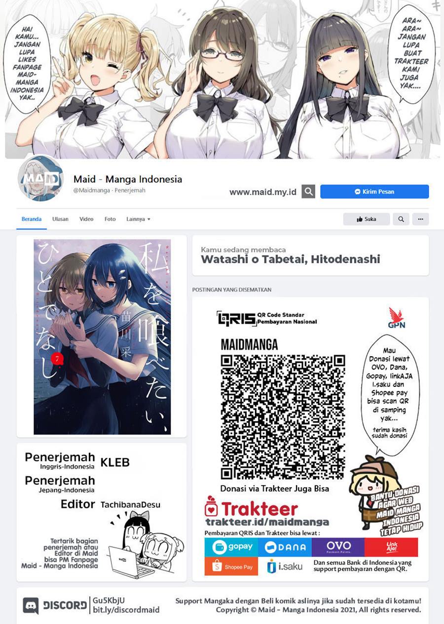 Dilarang COPAS - situs resmi www.mangacanblog.com - Komik watashi o tabetai hitodenashi 038.5 - chapter 38.5 39.5 Indonesia watashi o tabetai hitodenashi 038.5 - chapter 38.5 Terbaru 1|Baca Manga Komik Indonesia|Mangacan