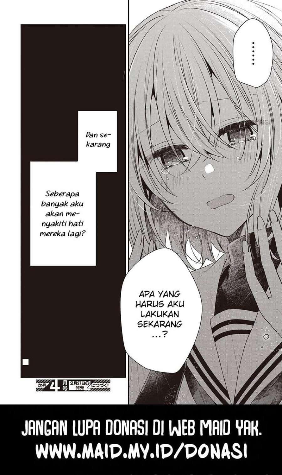 Watashi o Tabetai, Hitodenashi Chapter 45 Bahasa Indonesia