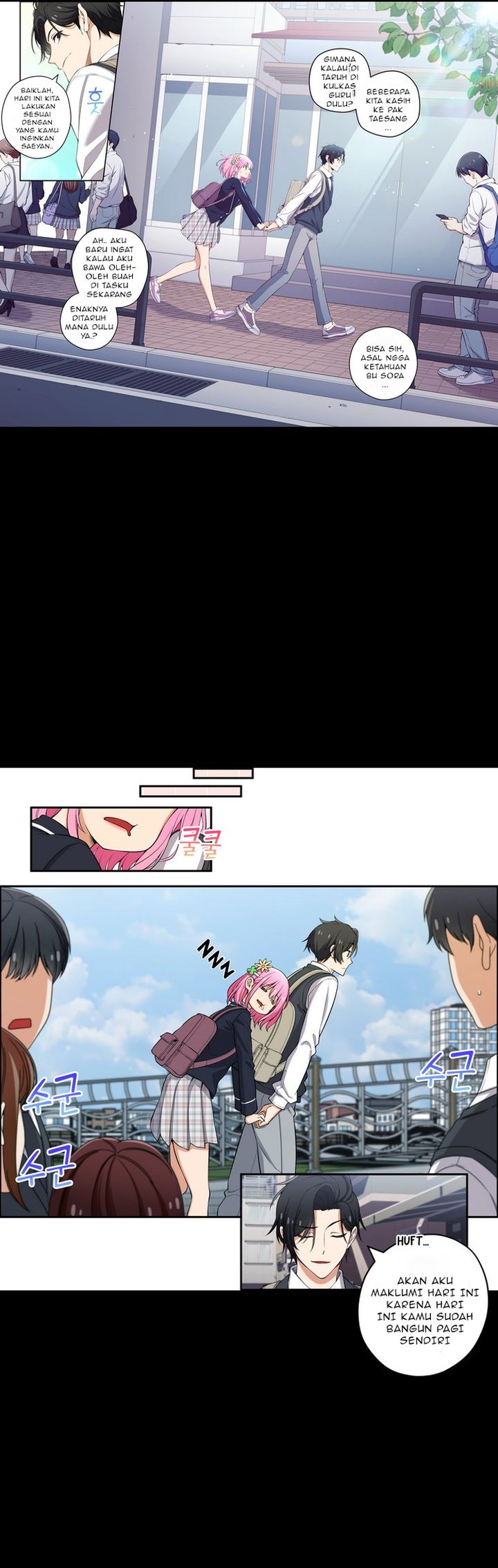 We’re Not Dating!! Chapter 105 Bahasa Indonesia