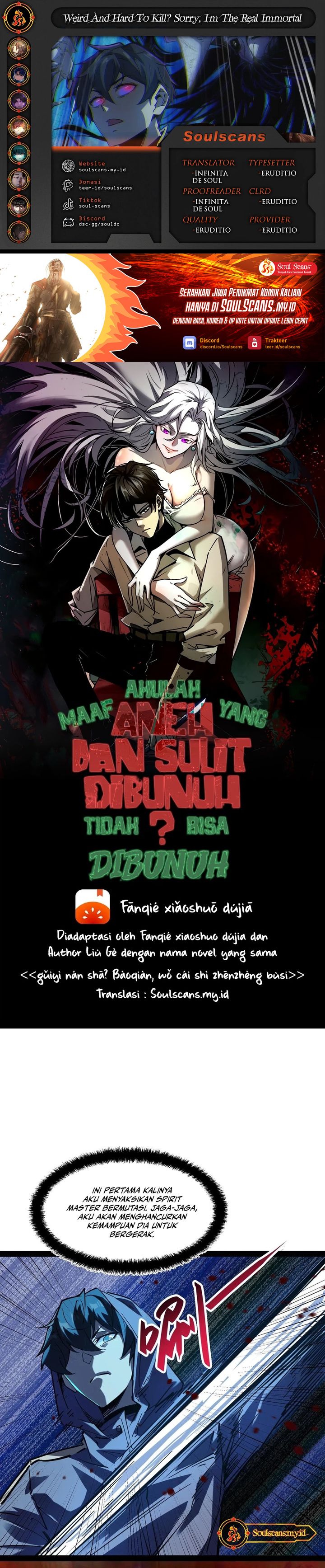 Weird and Hard to Kill? Sorry, I’m the Real Immortal chapter 79