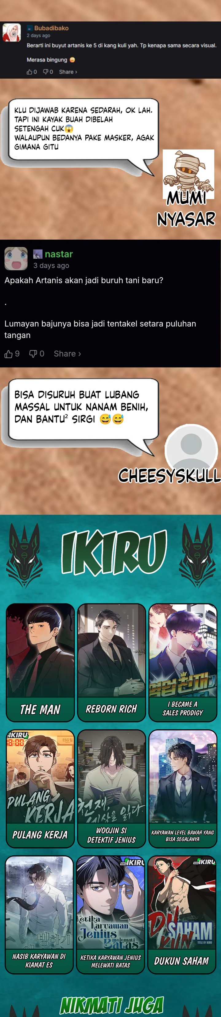 What A Bountiful Harvest, Demon Lord! Chapter 42 Bahasa Indonesia