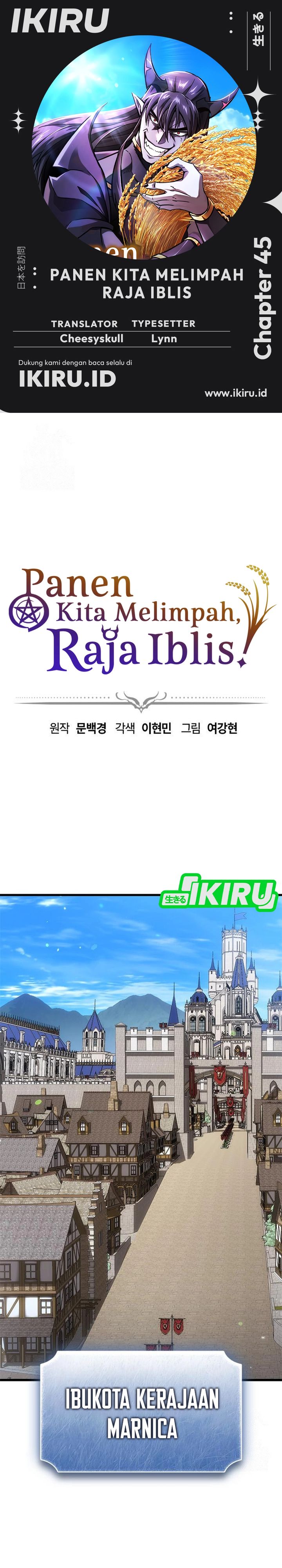 What A Bountiful Harvest, Demon Lord! Chapter 45 Bahasa Indonesia