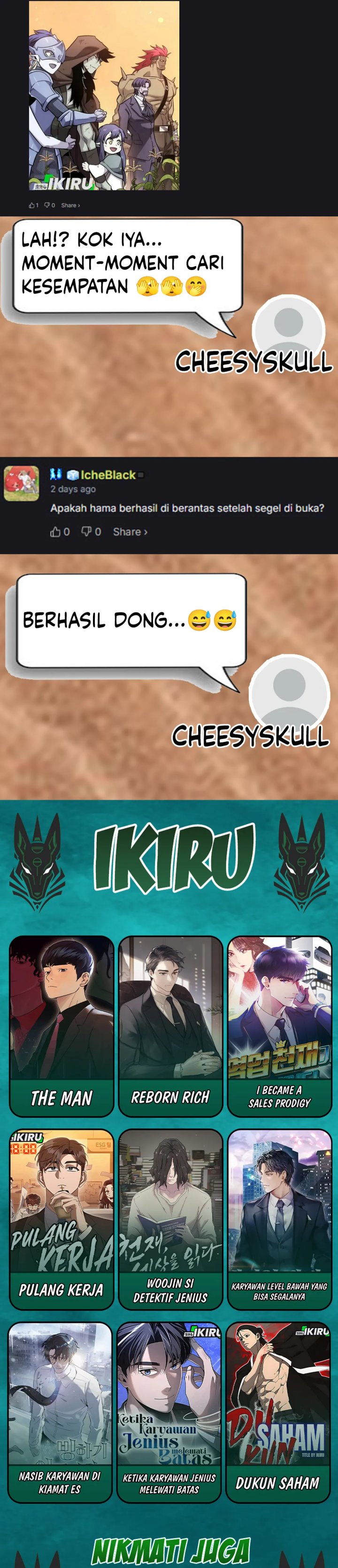 What A Bountiful Harvest, Demon Lord! Chapter 46 Bahasa Indonesia