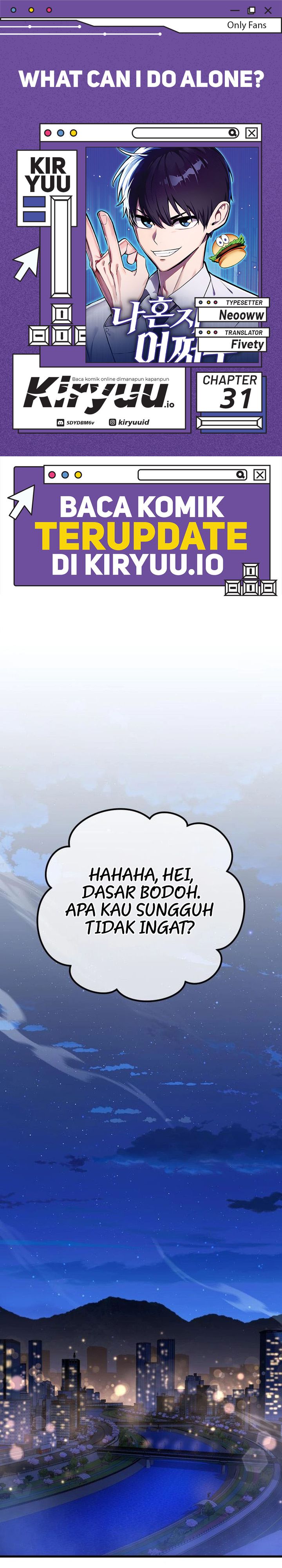 What Can I Do Alone chapter 31