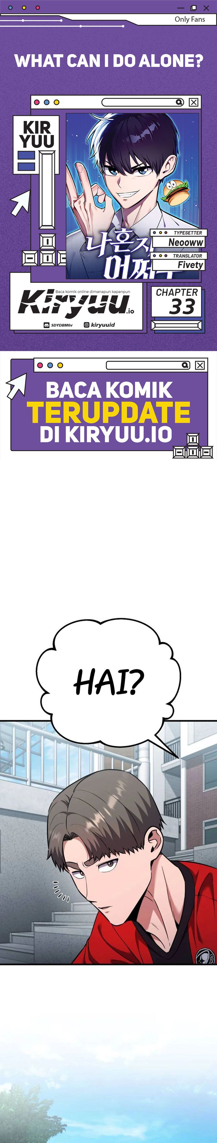 What Can I Do Alone chapter 33