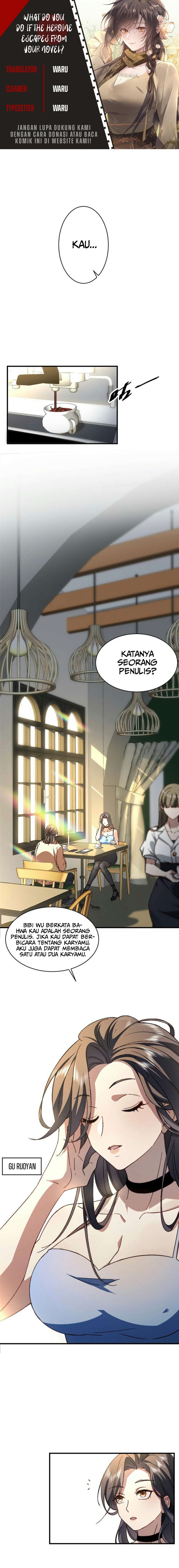 What Do You Do If the Heroine Escapes From Your Novel chapter 2