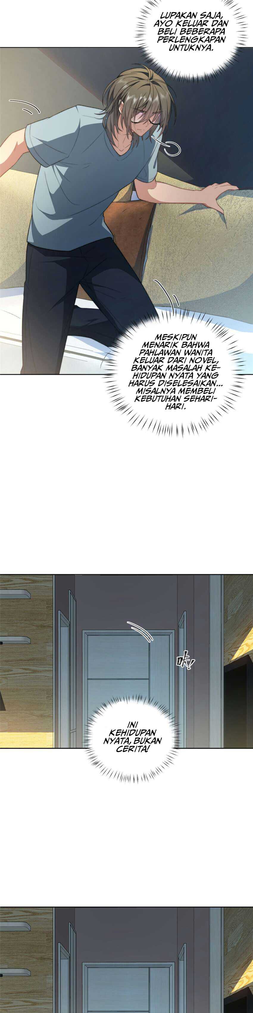 What Do You Do If the Heroine Escapes From Your Novel Chapter 09 Bahasa Indonesia