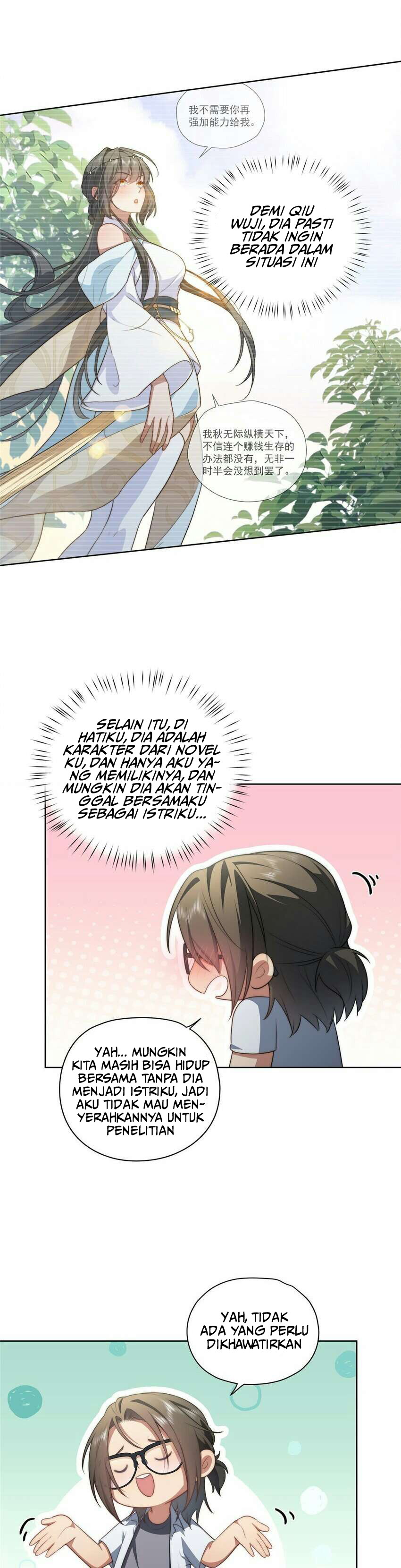 What Do You Do If the Heroine Escapes From Your Novel Chapter 15 Bahasa Indonesia