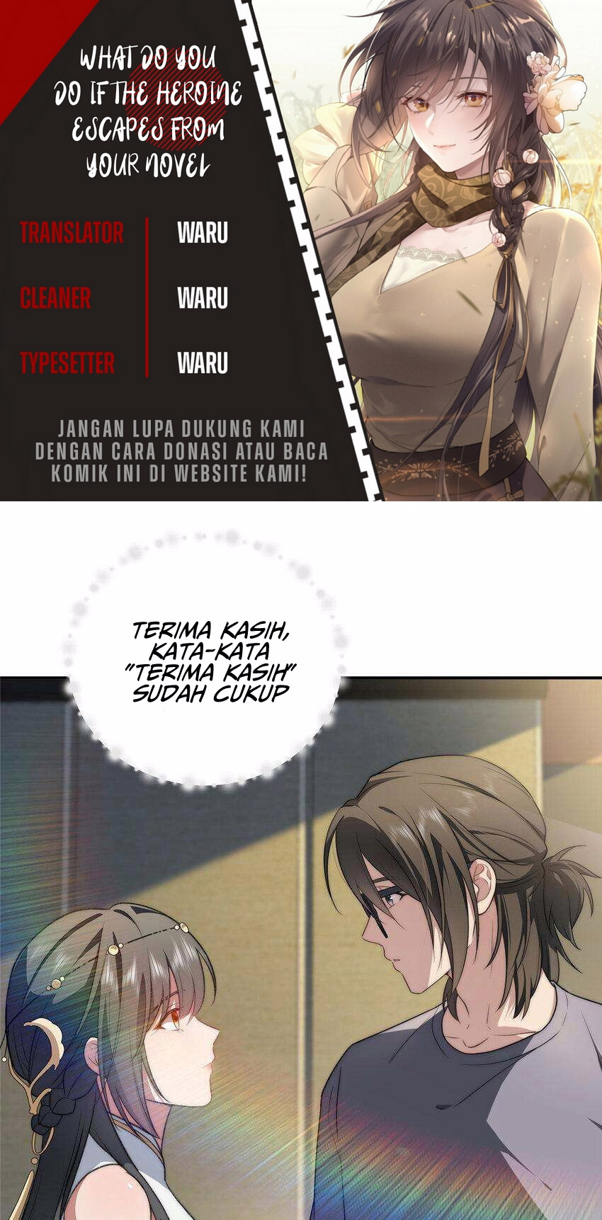 What Do You Do If the Heroine Escapes From Your Novel chapter 18