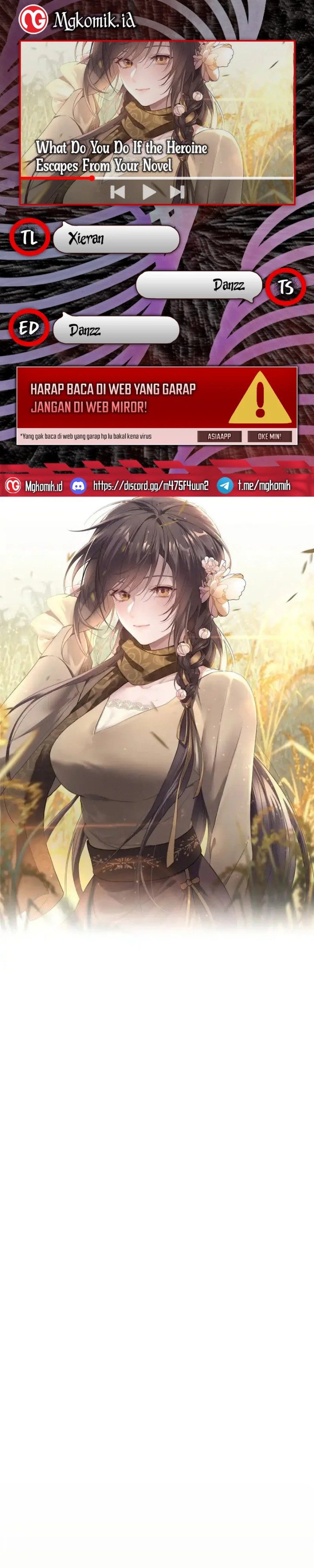 What Do You Do If the Heroine Escapes From Your Novel chapter 74