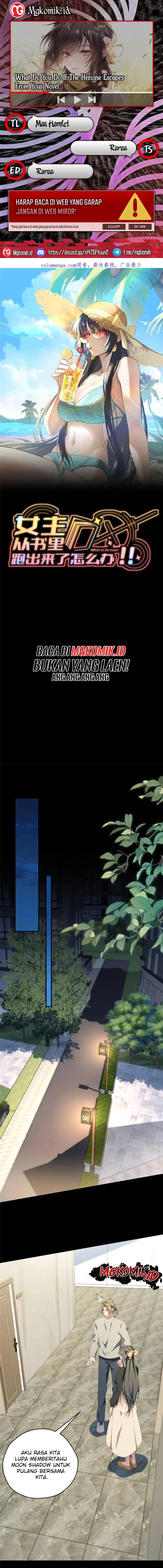 What Do You Do If the Heroine Escapes From Your Novel Chapter 105 Bahasa Indonesia