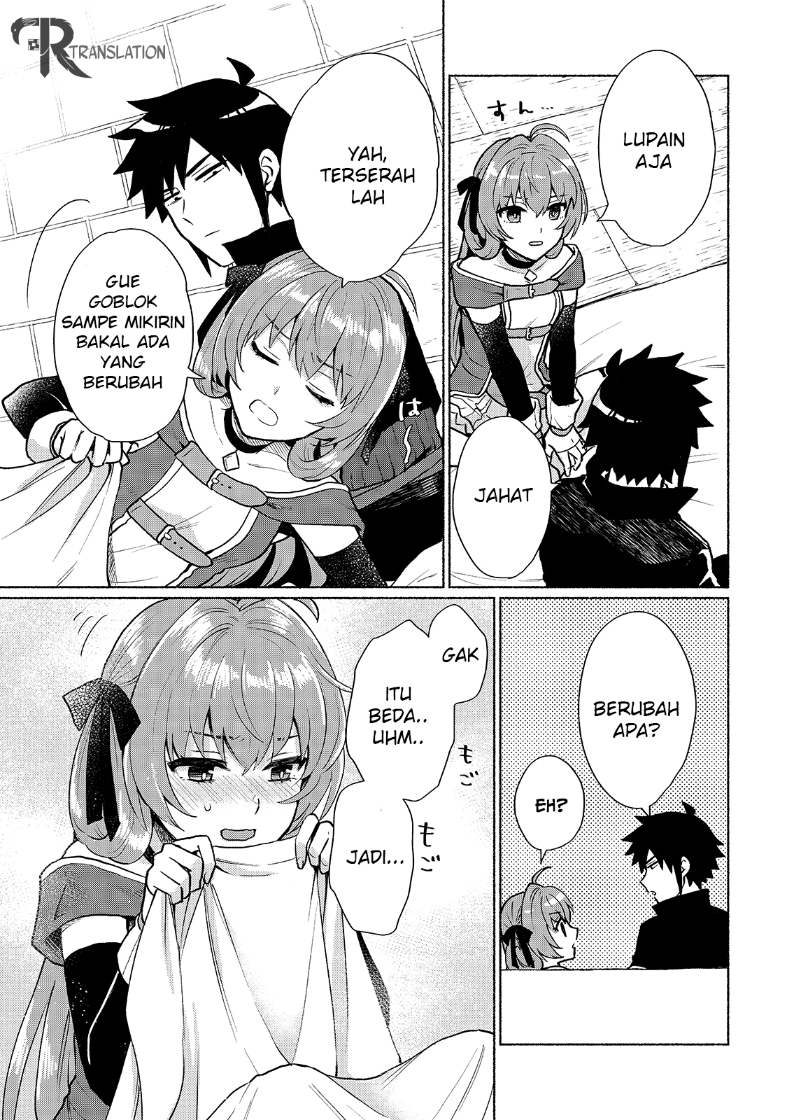 When I Was Reincarnated in Another World, I Was a Heroine and He Was a Hero Chapter 05 Bahasa Indonesia