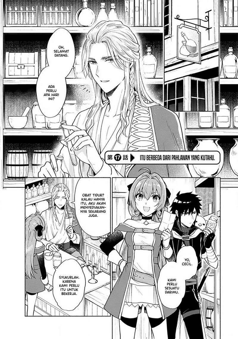 When I Was Reincarnated in Another World, I Was a Heroine and He Was a Hero Chapter 17 Bahasa Indonesia